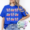 AMERICAN FLAGS AND BOWS T-SHIRT