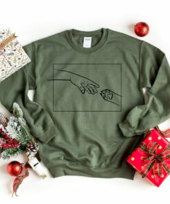 Adam Creation of Hand Minimalist Gift for Cat Mom Shirt Adam Creation of Hand Minimalist Gift for Cat Mom Shirt