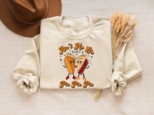 Ain’t No Lie Baby Pie Pie Pie Pumpkin Retro Thanksgiving Dinner Sweatshirt Lovely Unique Gift