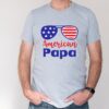 American Papa 4th of July Patriotic Memorial Day Shirt Independence Day Gift For Father’s Day