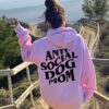Anti Social Dog Mom Front and Back Shirt Gift for Mother’s Day