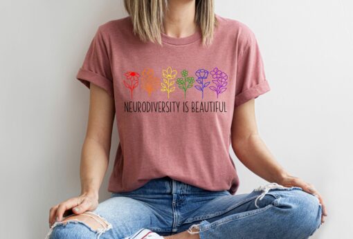 Autism Awareness Neurodiversity is Beautiful Autistic Pride Autism Mom Shirt