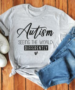 Autism Seeing the World Differently Shirt Mental Health Autism Mom Gift Autism Seeing the World Differently Shirt Mental Health Autism Mom Gift