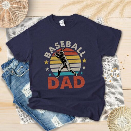 Baseball Dad Shirt Happy Father’s Day Best Daddy Ever Baseball Lover Gift