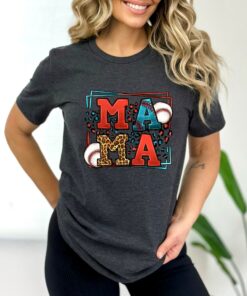 Baseball Mama Shirt Family Baseball Lover Gift Mother’s Day Tee