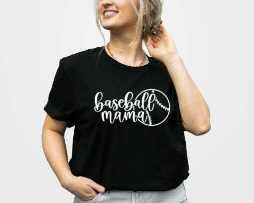 Baseball Mama Shirt Sports Mom Mother’s Day Tee Gift Family Baseball