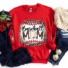 Baseball Mom Leopard Sweatshirt