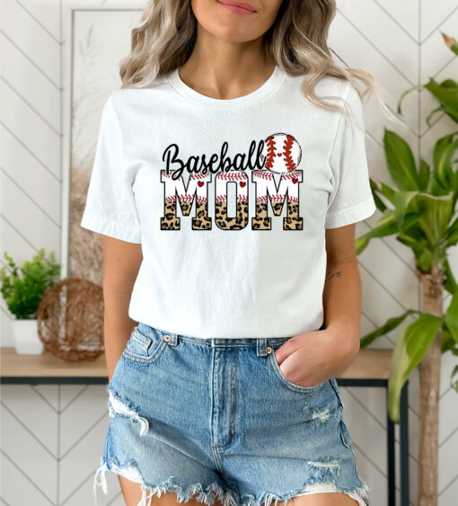 Baseball Mom Shirt For Sports Mama Family Baseball Lover Mother’s Day Gift