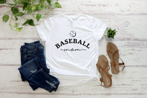 Baseball Mom Shirt For Sports Mama Mother’s Day Gift Family Baseball Lover Tee