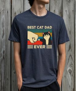 Best Cat Dad Ever Retro Cat Owner Shirt Happy Father’s Day Dada Tee Best Cat Dad Ever Retro Cat Owner Shirt Happy Father’s Day Dada Tee