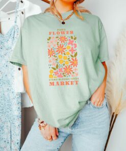 Botanical Flower Market Wildflowers Shirt Floral Summer Autumn Gift For Plant Lover Nature Botanical Flower Market Wildflowers Shirt Floral Summer Autumn Gift For Plant Lover Nature