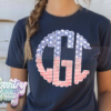CUSTOM MONOGRAM OPTION #1 – T-SHIRT