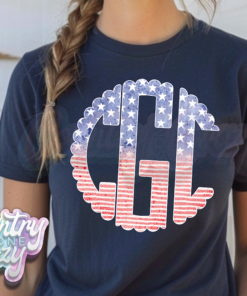 CUSTOM MONOGRAM OPTION #1 – T-SHIRT CUSTOM MONOGRAM OPTION #1 – T-SHIRT
