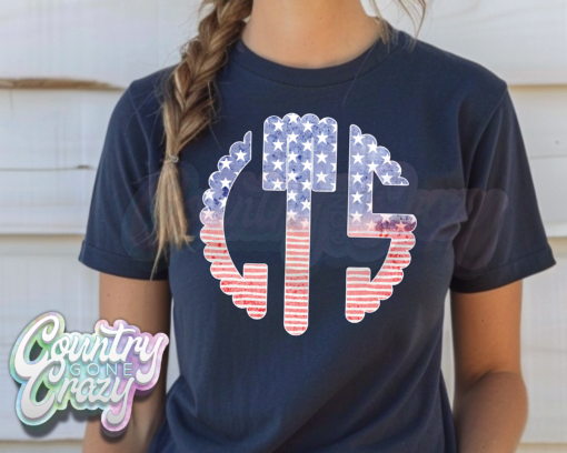 CUSTOM MONOGRAM OPTION #2 – T-SHIRT