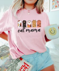 Cat Paw Mama Happy Mother’s Day Gift For Cat Mom Shirt Cat Paw Mama Happy Mother’s Day Gift For Cat Mom Shirt