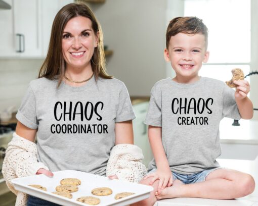 Chaos Coordinator Chaos Creator Shirt Mom Son Matching Mother’s Day Gift