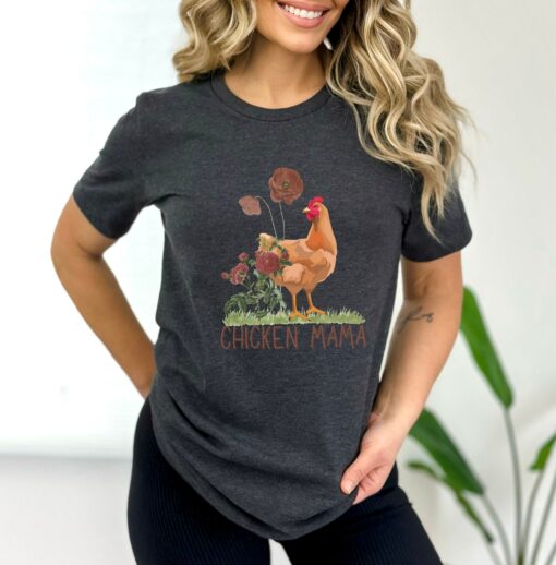 Chicken Mama Shirt Mother’s Day Gift Funny Farmer Mammy