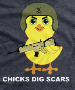 Chicks Dig Scars T-shirt Chicks Dig Scars T-shirt