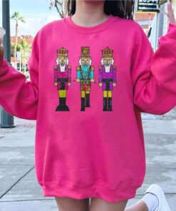 Christmas Faux Glitter Nutcracker Sweatshirt Unique Cute Mom Gift Christmas Faux Glitter Nutcracker Sweatshirt Unique Cute Mom Gift