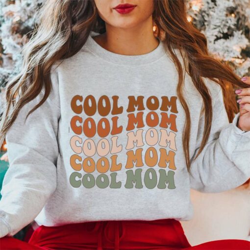 Cool Mom Groovy Repeat Sweatshirt