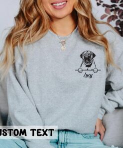 Custom Dog Mom Shirt Personalized Dog Face Portrait Mother’s Day Gift Custom Dog Mom Shirt Personalized Dog Face Portrait Mother’s Day Gift