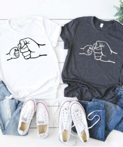 Custom Father’s Day Shirt Personalized Matching First Bump Dad and Kids Gifts for Daddy Custom Father’s Day Shirt Personalized Matching First Bump Dad and Kids Gifts for Daddy