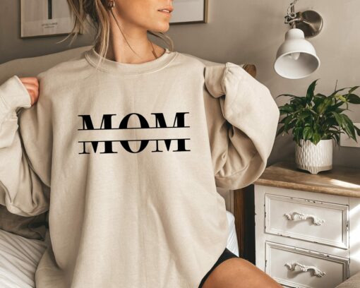 Custom Mom Shirt with Names Personalized Mother’s Day Tee Cute Mom Life Gift