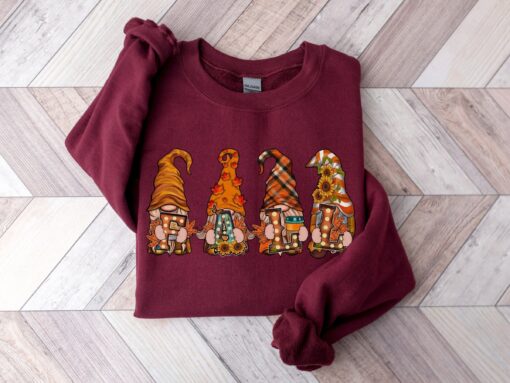 Cute Gnome Sweatshirt Lovely Unique Thanksgiving Gift