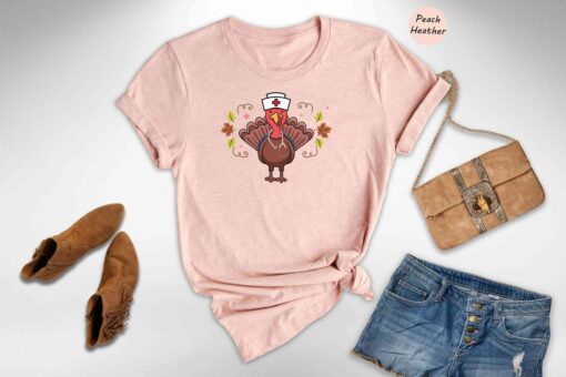 Cute Nurse Turkey Sweatshirt Lovely Unique Thanksgiving Gift