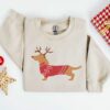 Dachshund Christmas Sweatshirt Cute Mama Gift