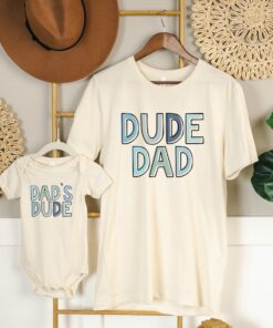 Dad’s Dude Matching Dad and Kid Shirt Happy Father’s Day Gifts For Dada Tee Dad’s Dude Matching Dad and Kid Shirt Happy Father’s Day Gifts For Dada Tee