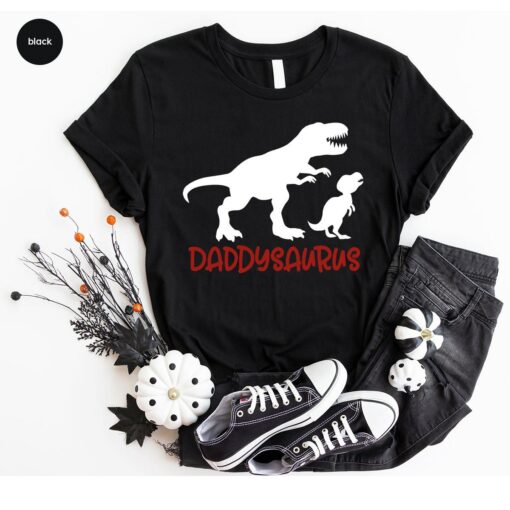 Dinosaur Matching Funny Daddy Shirt Father’s Day Gifts for Daddaysaurus