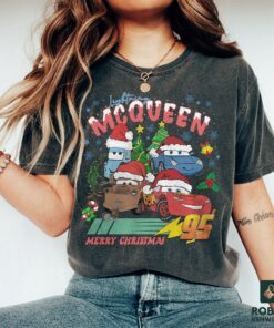 Disney Cars Lightning Mcqueen Christmas Comfort Colors Sweatshirt Funny Xmas Gifts Disney Cars Lightning Mcqueen Christmas Comfort Colors Sweatshirt Funny Xmas Gifts