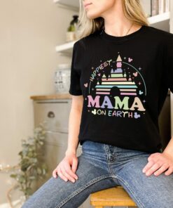 Disney Castle Happiest Mama on Earth Shirt Best Mother’s Day Gift Vacation Family