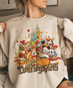 Disney Mickey Happy Thanksgiving Sweatshirt Disney Mickey Happy Thanksgiving Sweatshirt