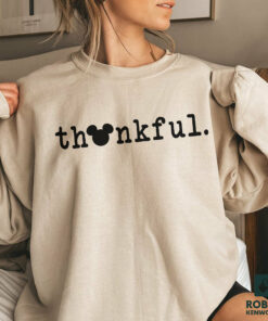 Disney Mickey Thankful Sweatshirt Thanksgiving Gifts Disney Mickey Thankful Sweatshirt Thanksgiving Gifts