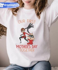 Elastigirl Jack-Jack Parr Our First Mother’s Day Together Sweatshirt Incredibles Elastigirl Jack-Jack Parr Our First Mother’s Day Together Sweatshirt Incredibles