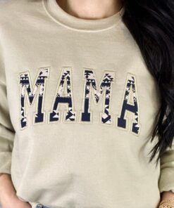 Embroidered Mama Shirt Blue Aztec Mama Southwestern Tee Mother’s Day Gift Embroidered Mama Shirt Blue Aztec Mama Southwestern Tee Mother’s Day Gift