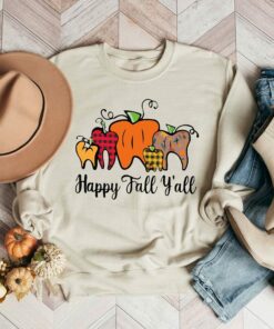Fall Dental Hygienist Dentist Thanksgiving Sweatshirt Fall Dental Hygienist Dentist Thanksgiving Sweatshirt