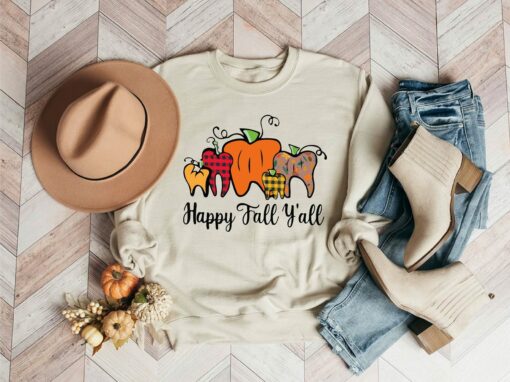 Fall Dental Hygienist Dentist Thanksgiving Sweatshirt