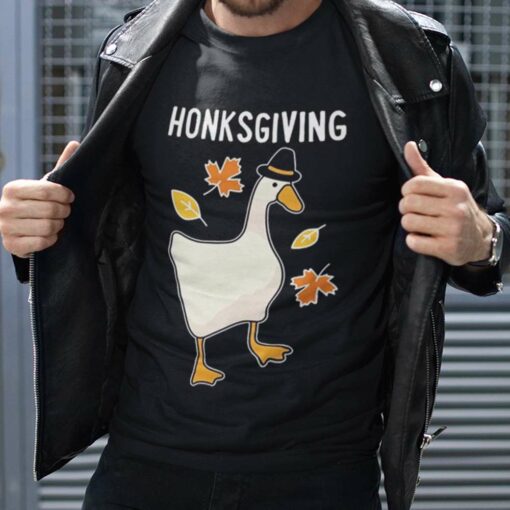 Fall Honksgiving Goose Autumn T-shirt