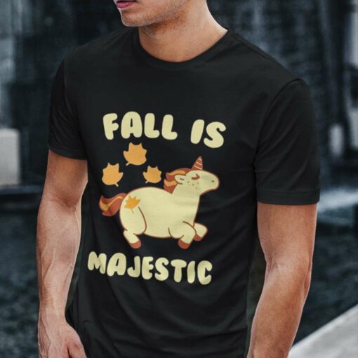 Fall Is Majestic Unicorn Autumn T-shirt