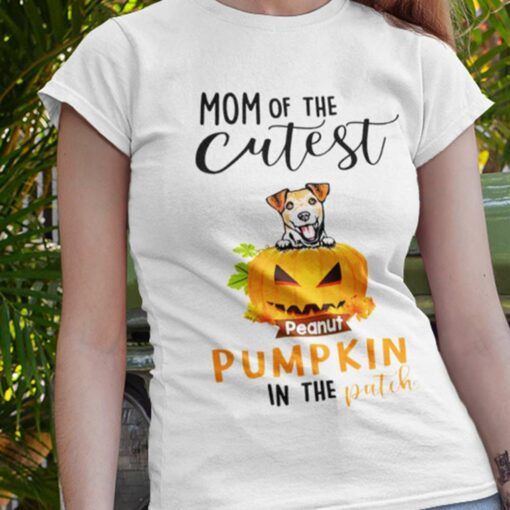 Fall Mom Of The Cutest Pumpkin In The Patch Dogs Autumn Shirt