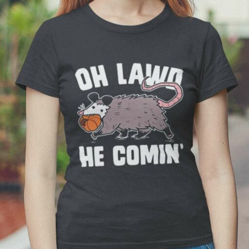 Fall Oh Lawd He Comin Autumn T-shirt