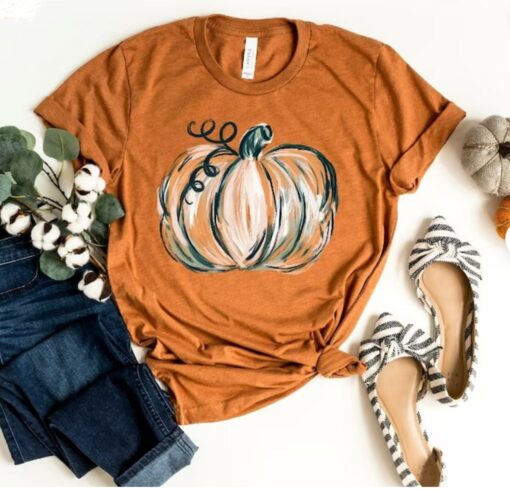 Fall Pumpkin Spice Shirt Cute Thanksgiving Sweatshirt