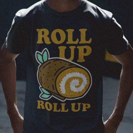 Fall Roll Up Cake Autumn T-shirt