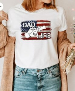 Father’s Day Gifts 4th of July Outfit American Flag Dad Life Tee Father’s Day Gifts 4th of July Outfit American Flag Dad Life Tee