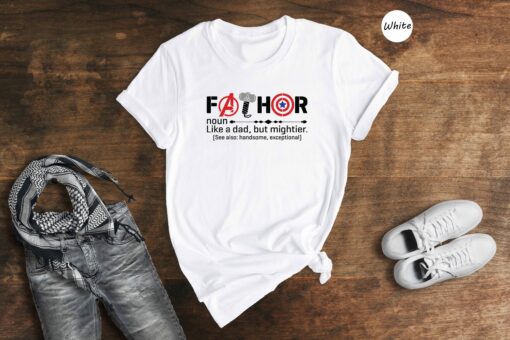 Fathor Definition Thor Avengers Shirt Father’s Day Gift Marvelous Superhero Daddy Tee