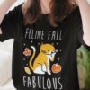Feline Fall Fabulous Autumn T-shirt