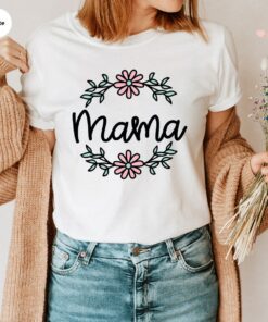 Floral Mama Shirt New Mom Gift Mother’s Day Tee Floral Mama Shirt New Mom Gift Mother’s Day Tee
